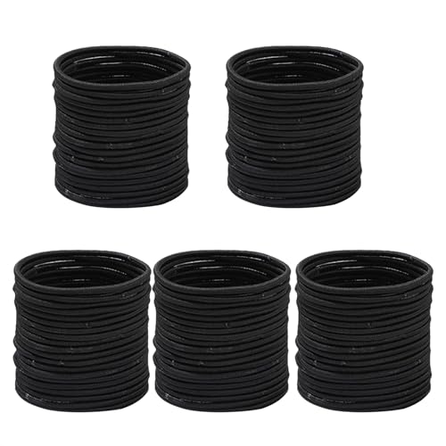 TWEW Haargummis aus Polyester, groß und weich, Ouchless Haarband, bequeme Pferdeschwanz-Halter für Frauen und Mädchen von TWEW