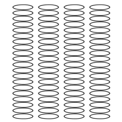 TWEW Haargummis aus Polyester, groß und weich, Ouchless Haarband, bequeme Pferdeschwanz-Halter für Frauen und Mädchen von TWEW