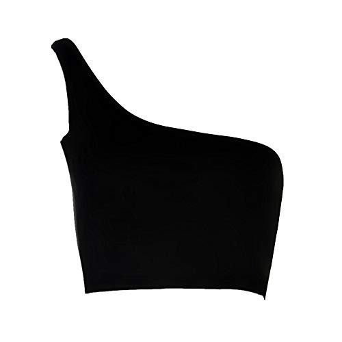 TWIFER Damen Ärmellos Crop Tops Weste Backless Tank Tops Bluse T Shirt Sommer Bauchfrei Trägerlos Kurz Oberteil Trägershirt Camisole Strandtops Tanktop Damentops von TWIFER Damen