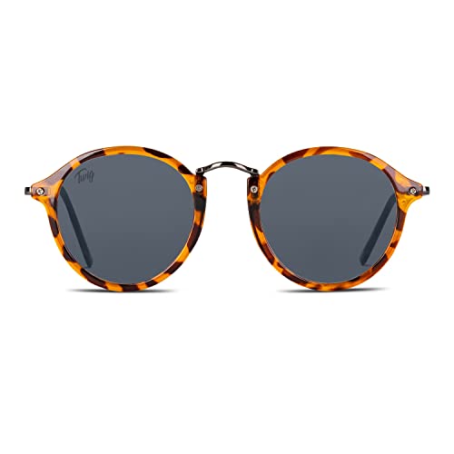 TWIG Sonnenbrille KLIMT Herren/Damen UV400 Flexbügel (TORTOISE BLACK) von TWIG