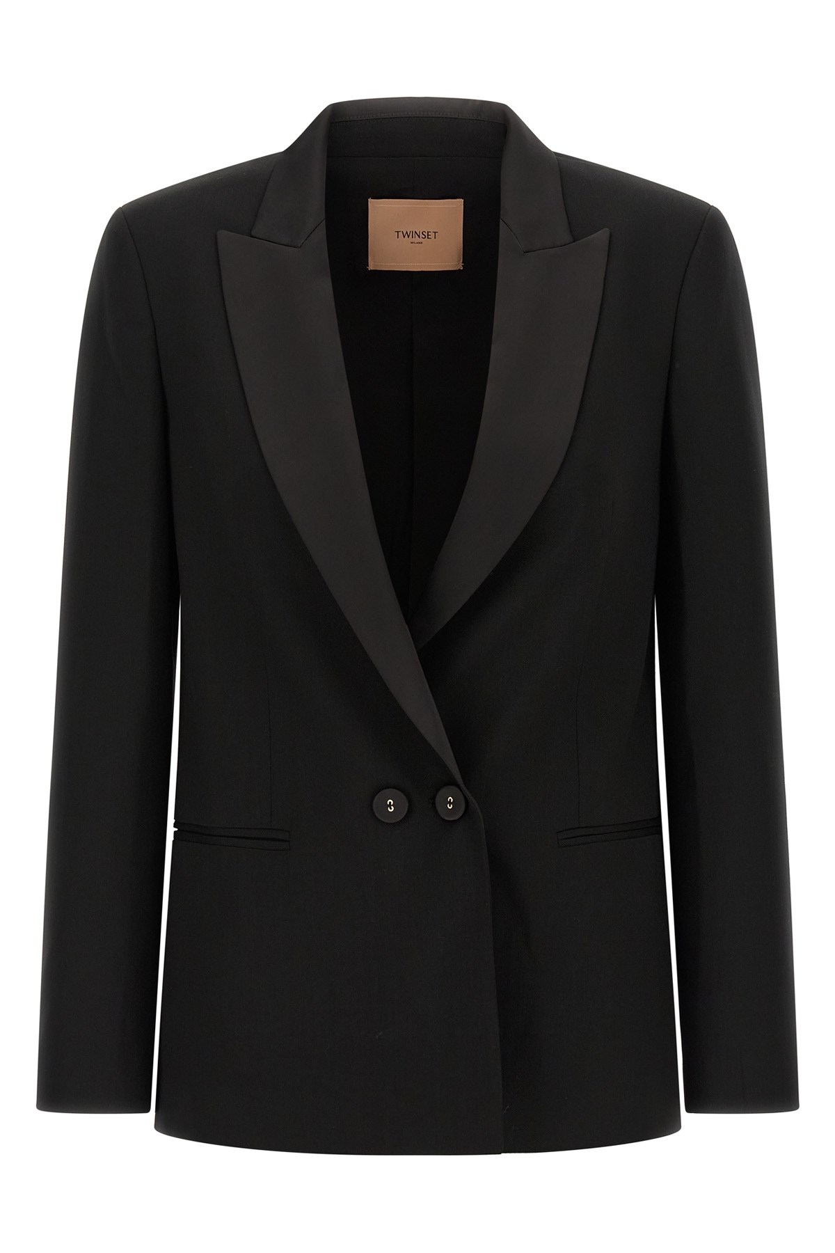 TWIN SET Blazer Mit Satin-Revers von TWIN SET