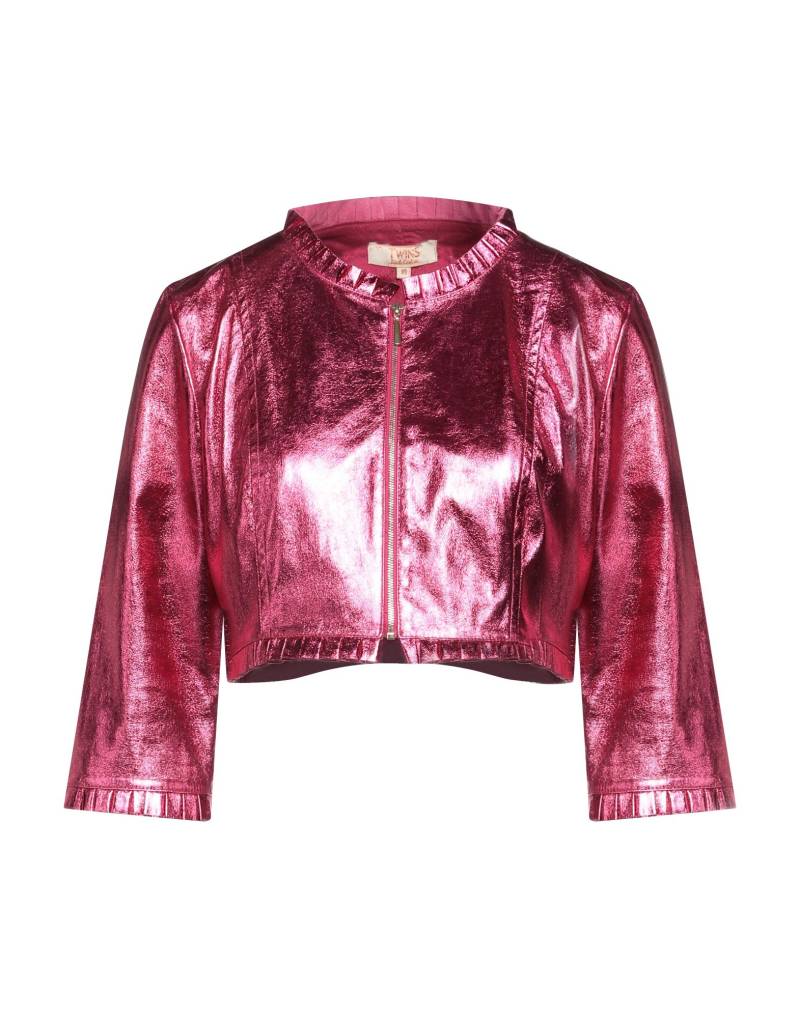 TWINS BEACH COUTURE Jacke & Anorak Damen Fuchsia von TWINS BEACH COUTURE