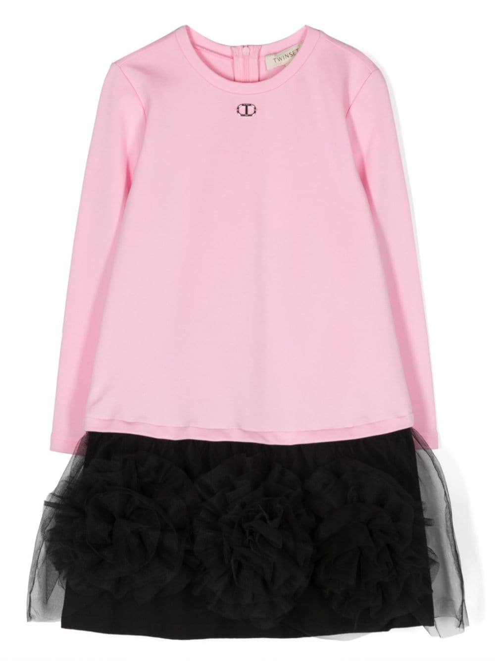 TWINSET Kids Kleid im Layering-Look - Rosa von TWINSET Kids