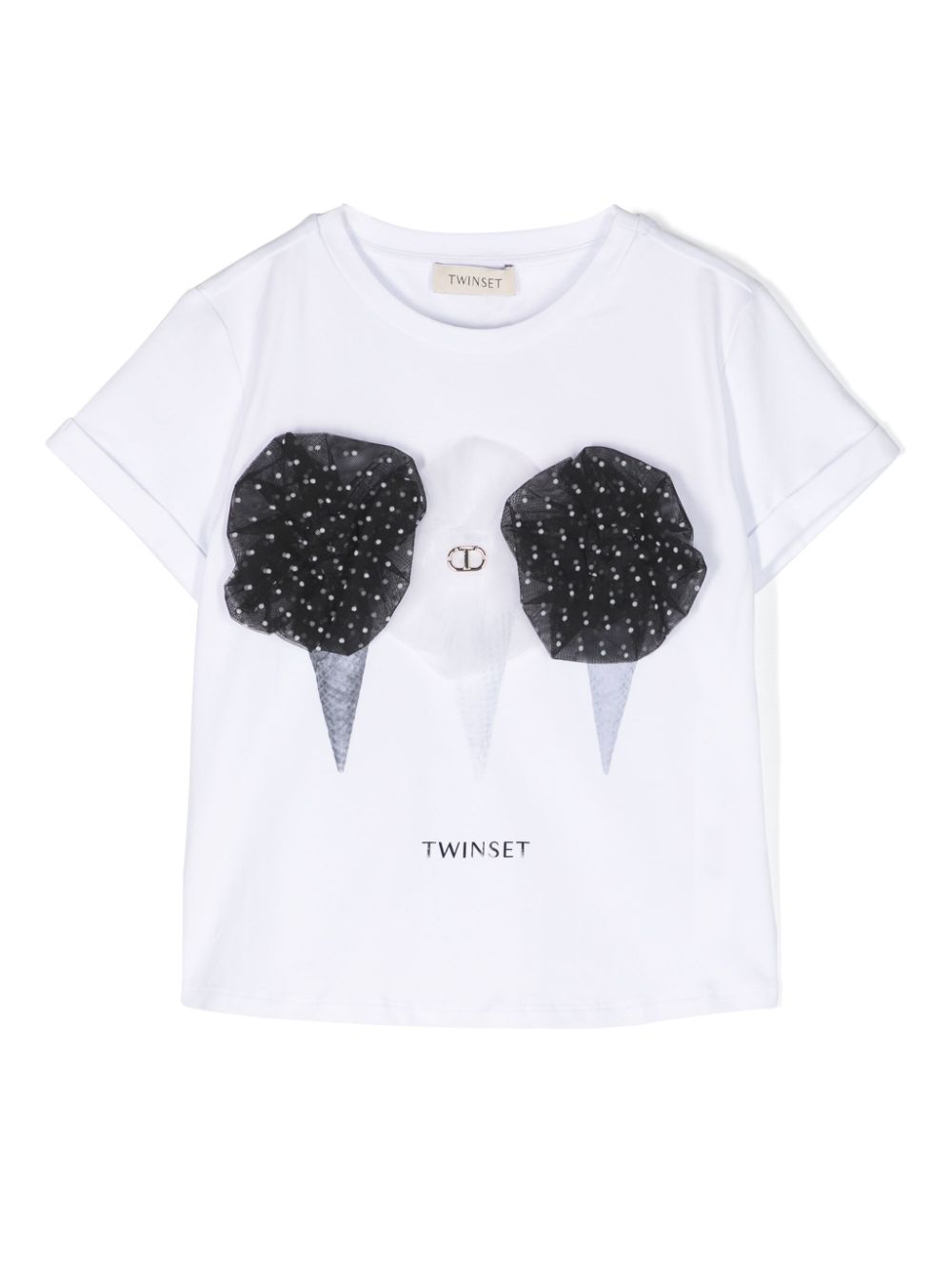 TWINSET Kids T-Shirt mit Eiscreme-Print - Weiß von TWINSET Kids