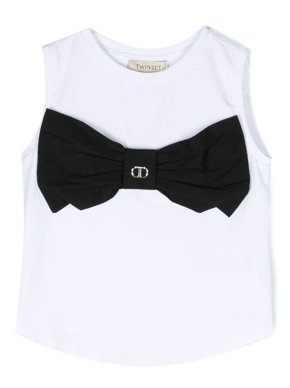 TWINSET Kids Tanktop mit Schleifendetail - Weiß von TWINSET Kids