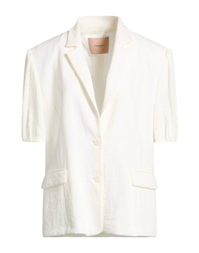 TWINSET Blazer Damen Weiß von TWINSET