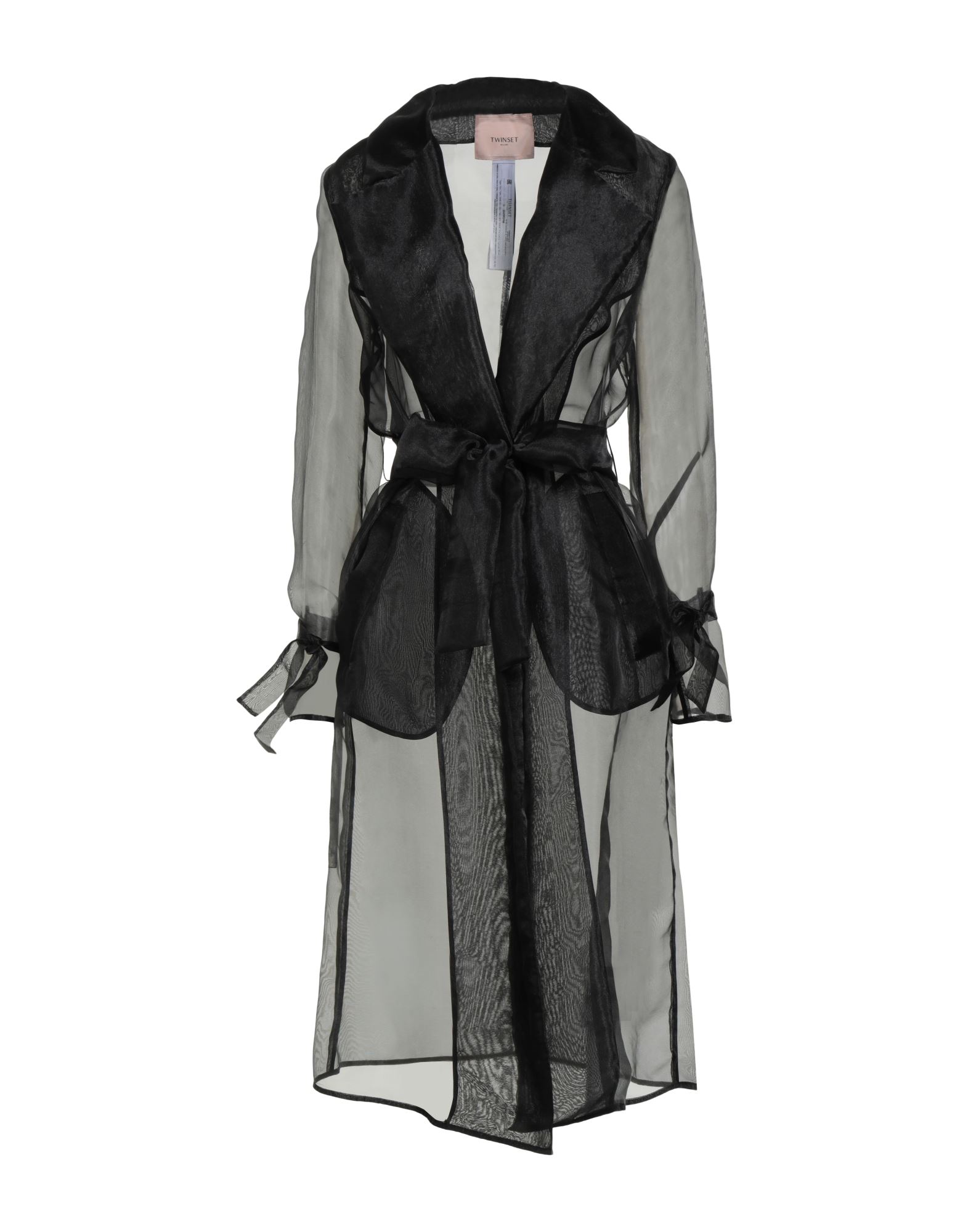 TWINSET Jacke, Mantel & Trenchcoat Damen Schwarz TWINSET Jacke, Mantel & Trenchcoat Damen Schwarz von TWINSET
