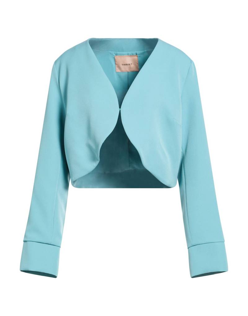 TWINSET Jacke & Anorak Damen Tūrkis von TWINSET