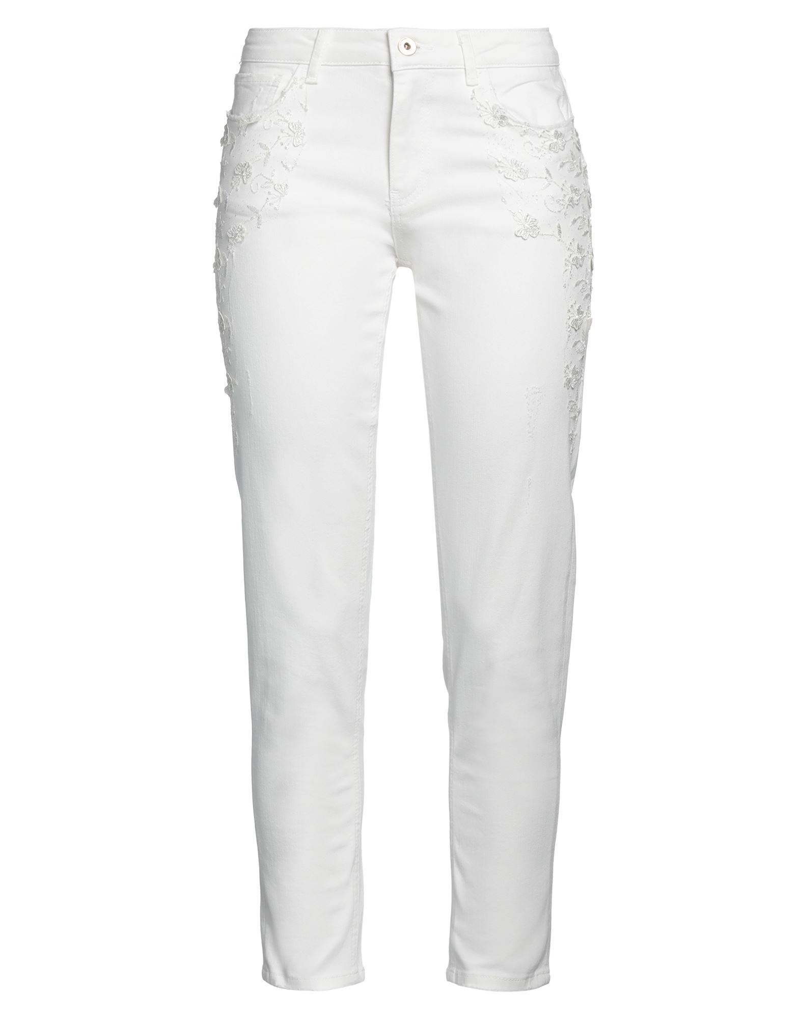 TWINSET Jeanshose Damen Weiß von TWINSET