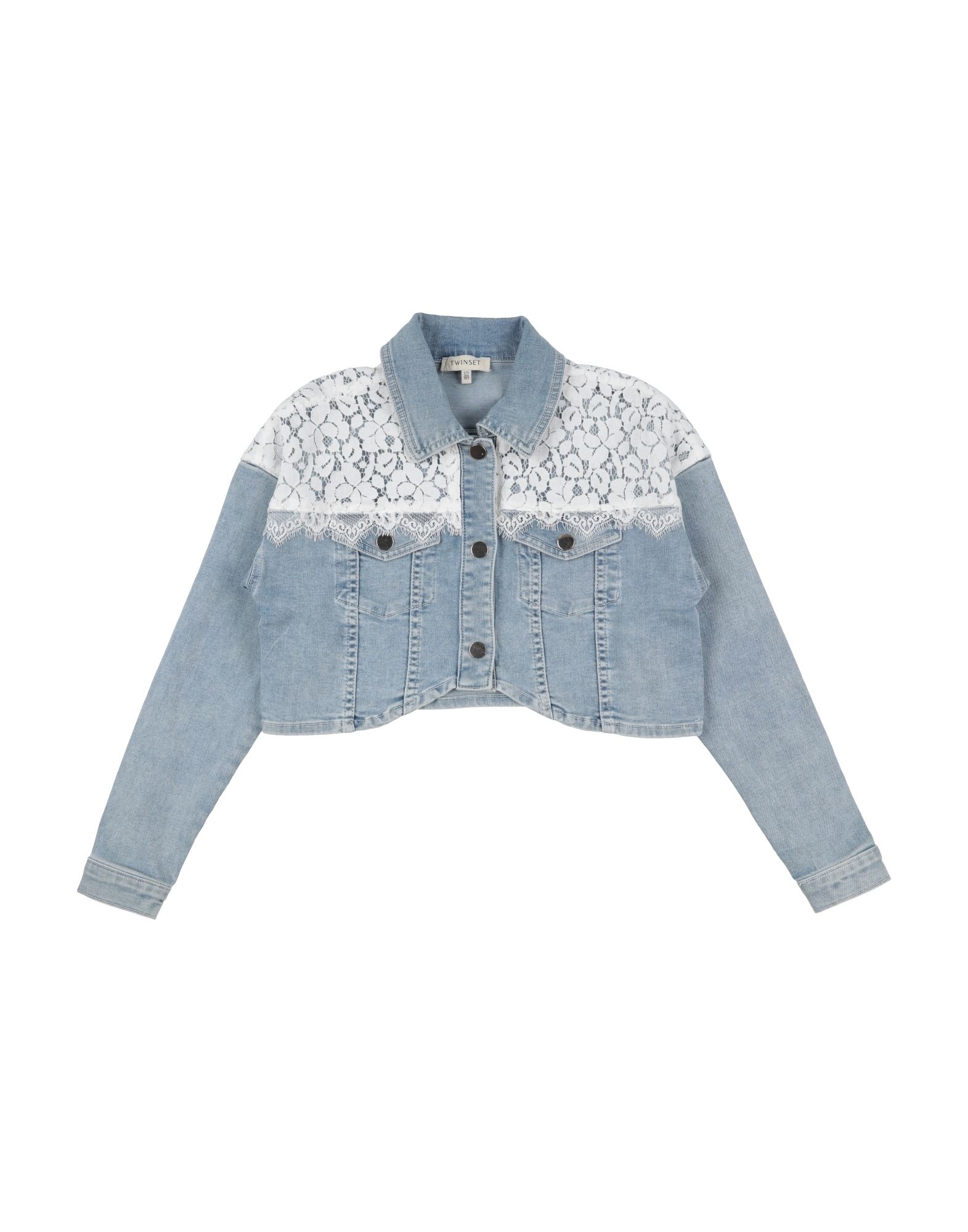TWINSET Jeansjacke/-mantel Kinder Blau von TWINSET