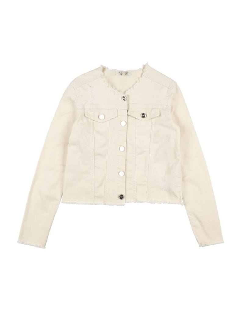 TWINSET Jeansjacke/-mantel Kinder Elfenbein von TWINSET