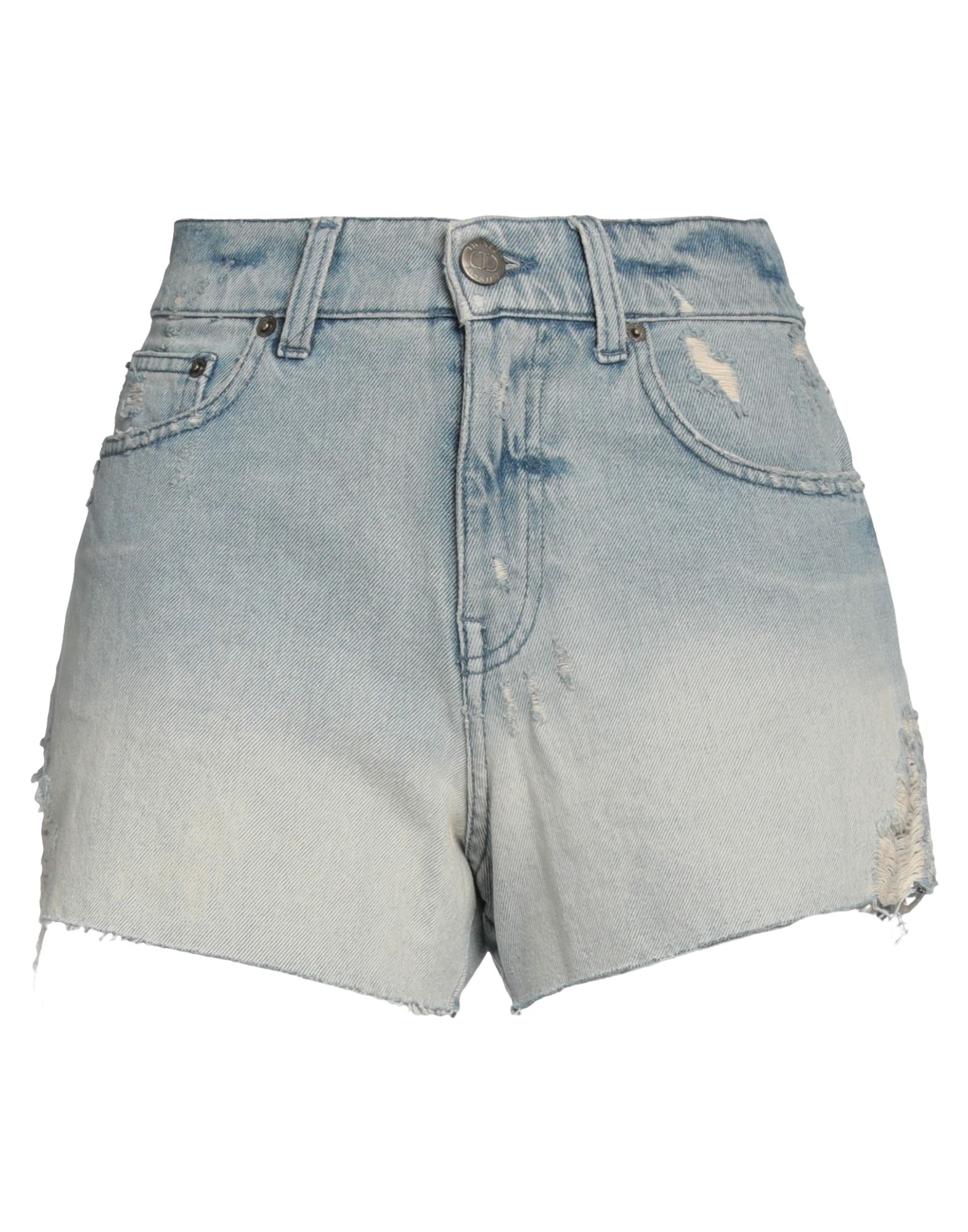 TWINSET Jeansshorts Damen Blau von TWINSET