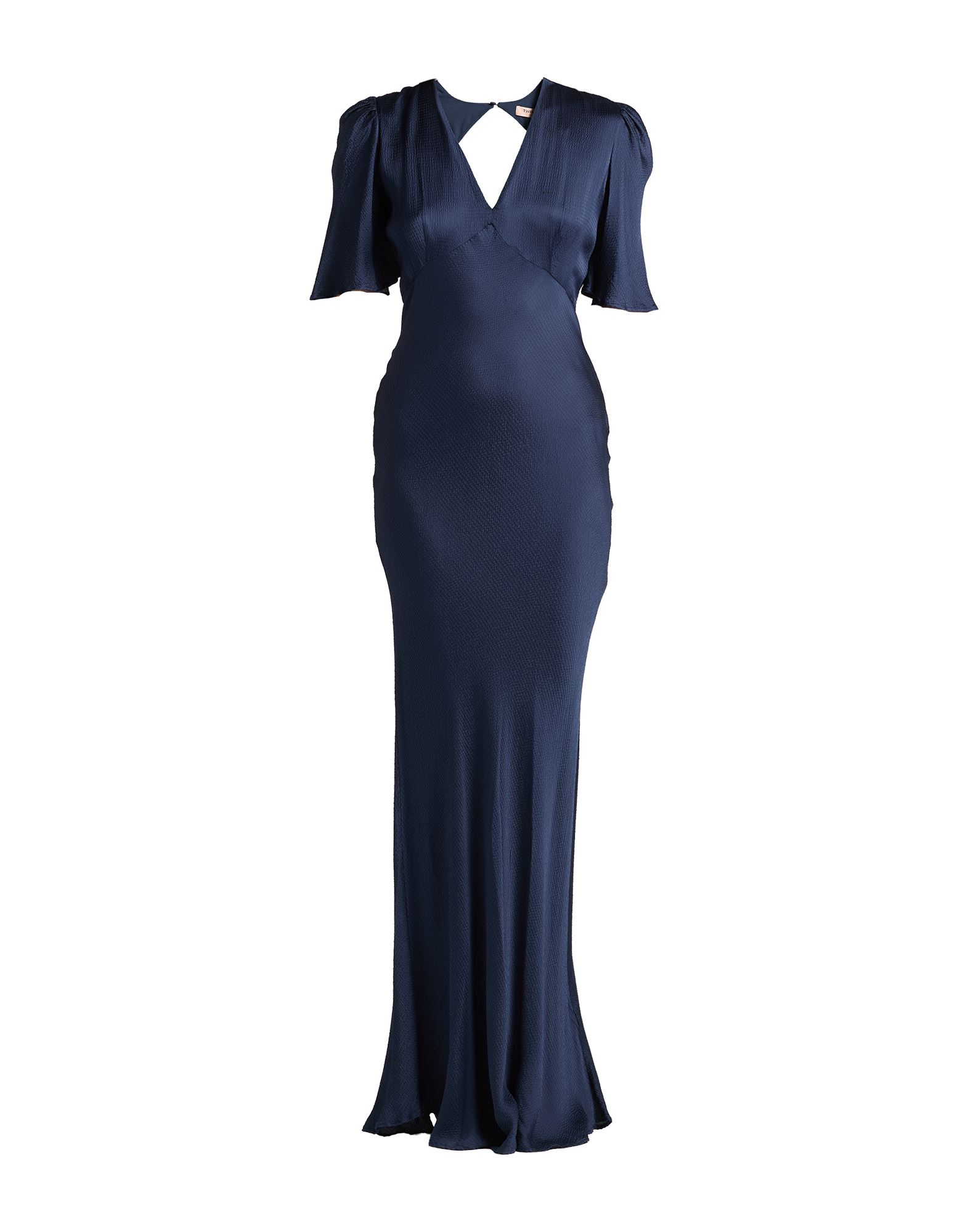 TWINSET Maxi-kleid Damen Marineblau TWINSET Maxi-kleid Damen Marineblau von TWINSET