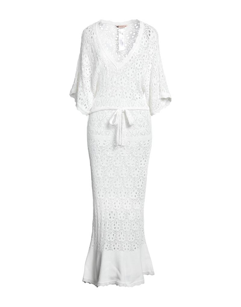 TWINSET Maxi-kleid Damen Weiß von TWINSET
