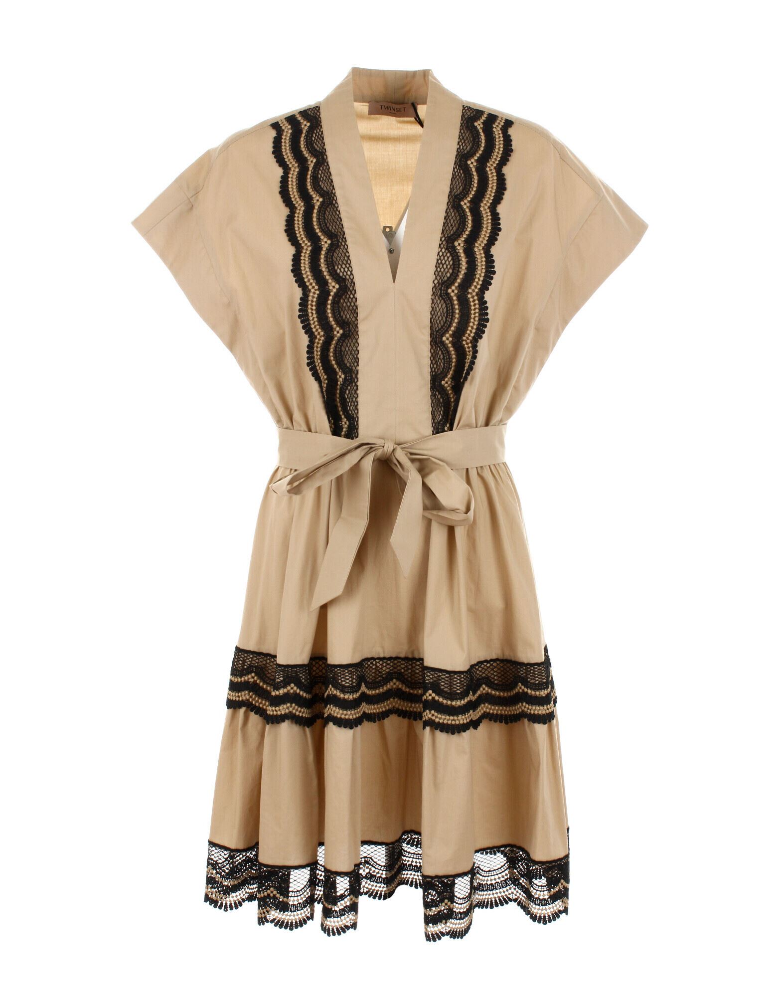 TWINSET Midi-kleid Damen Beige von TWINSET