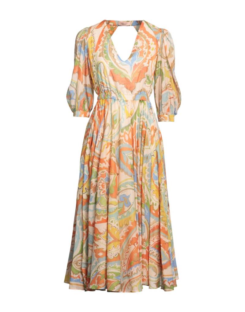 TWINSET Midi-kleid Damen Beige von TWINSET