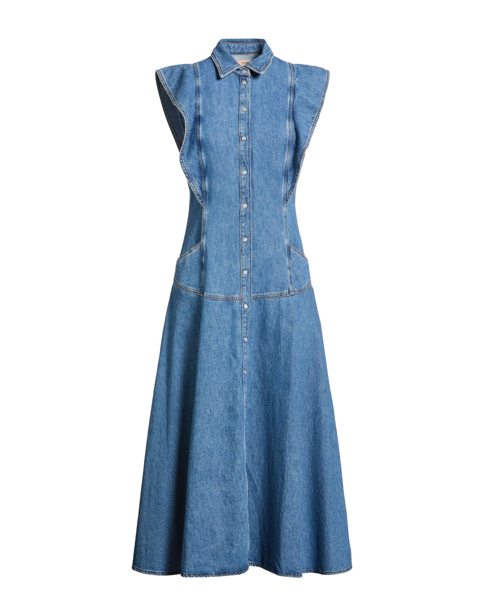 TWINSET Midi-kleid Damen Blau von TWINSET