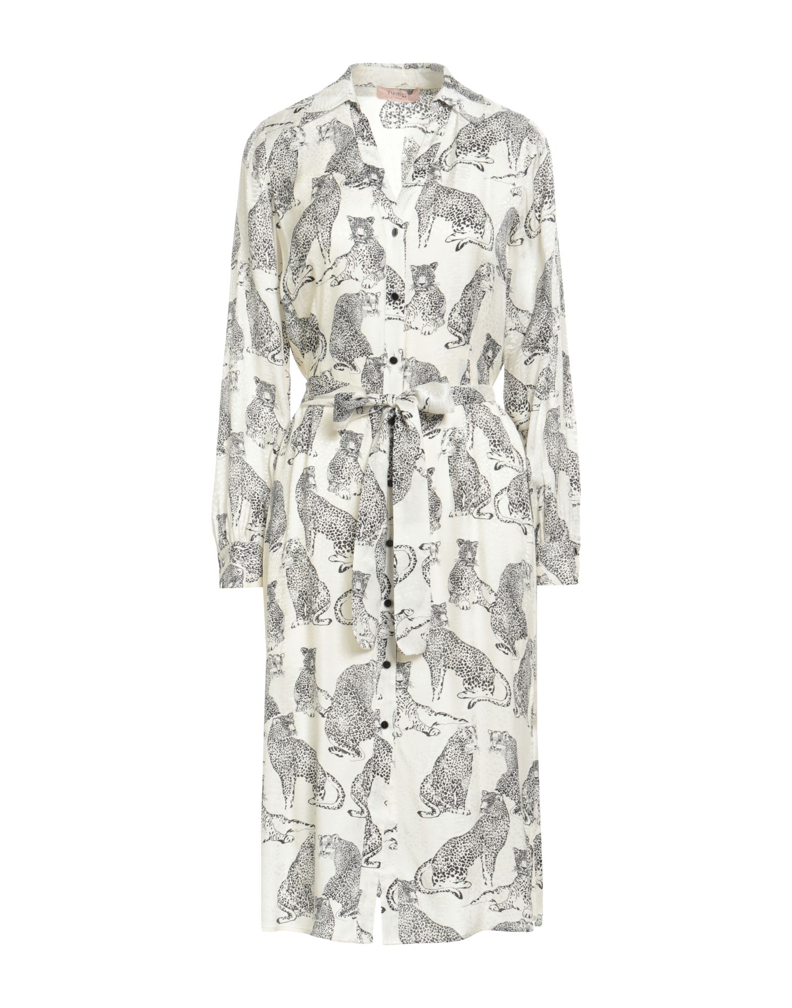 TWINSET Midi-kleid Damen Cremeweiß TWINSET Midi-kleid Damen Cremeweiß von TWINSET
