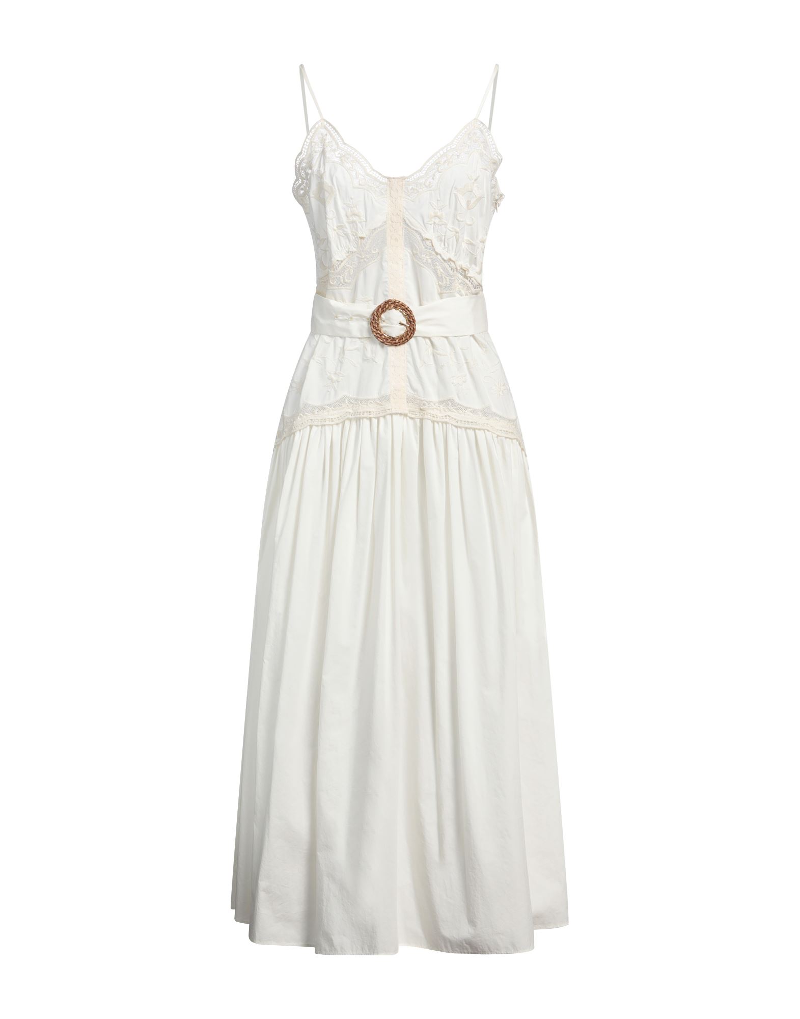 TWINSET Midi-kleid Damen Elfenbein von TWINSET