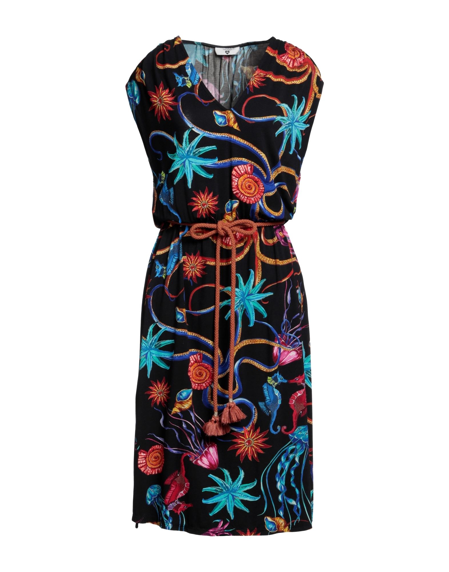 TWINSET Midi-kleid Damen Schwarz von TWINSET