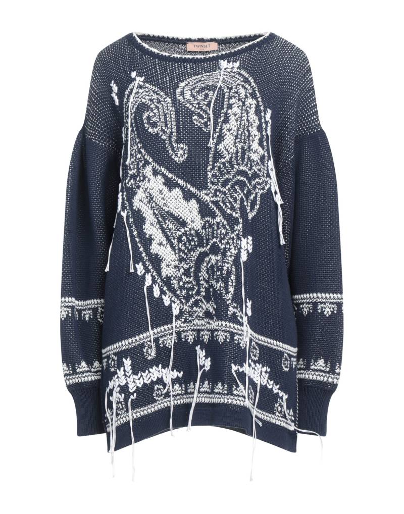 TWINSET Pullover Damen Nachtblau TWINSET Pullover Damen Nachtblau von TWINSET