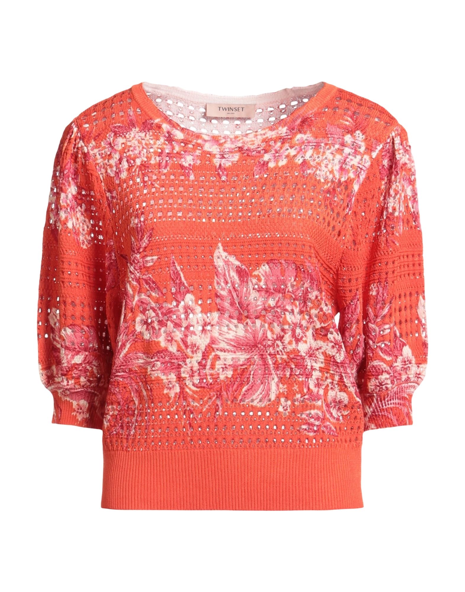 TWINSET Pullover Damen Tomatenrot TWINSET Pullover Damen Tomatenrot von TWINSET