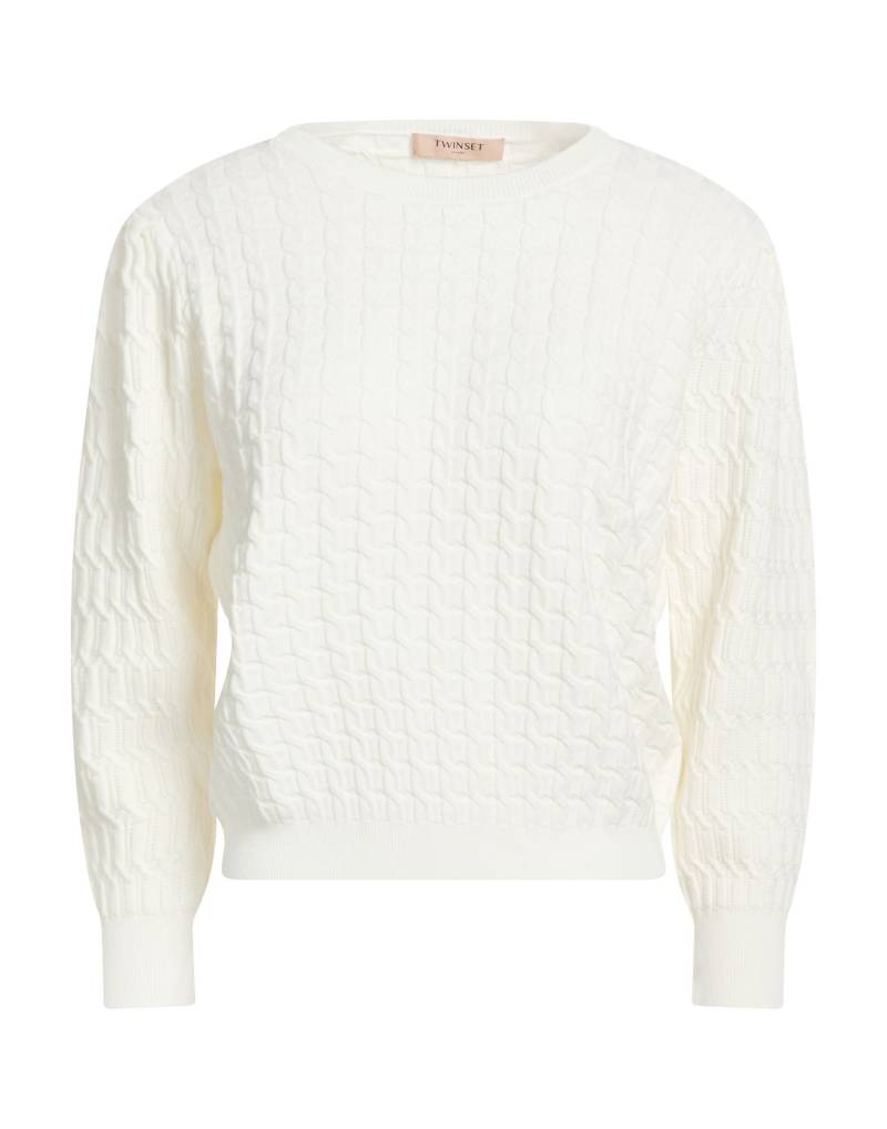 TWINSET Pullover Damen Weiß von TWINSET