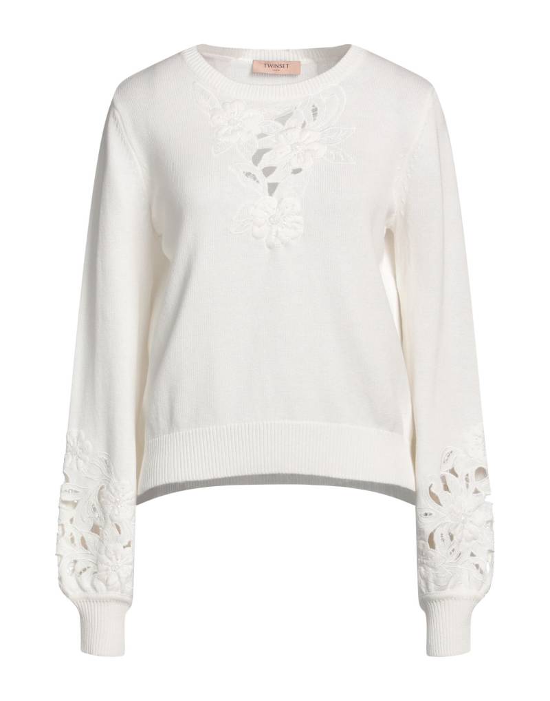 TWINSET Pullover Damen Weiß von TWINSET