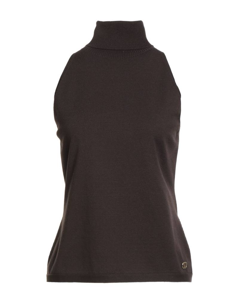 TWINSET Rollkragenpullover Damen Dunkelbraun von TWINSET