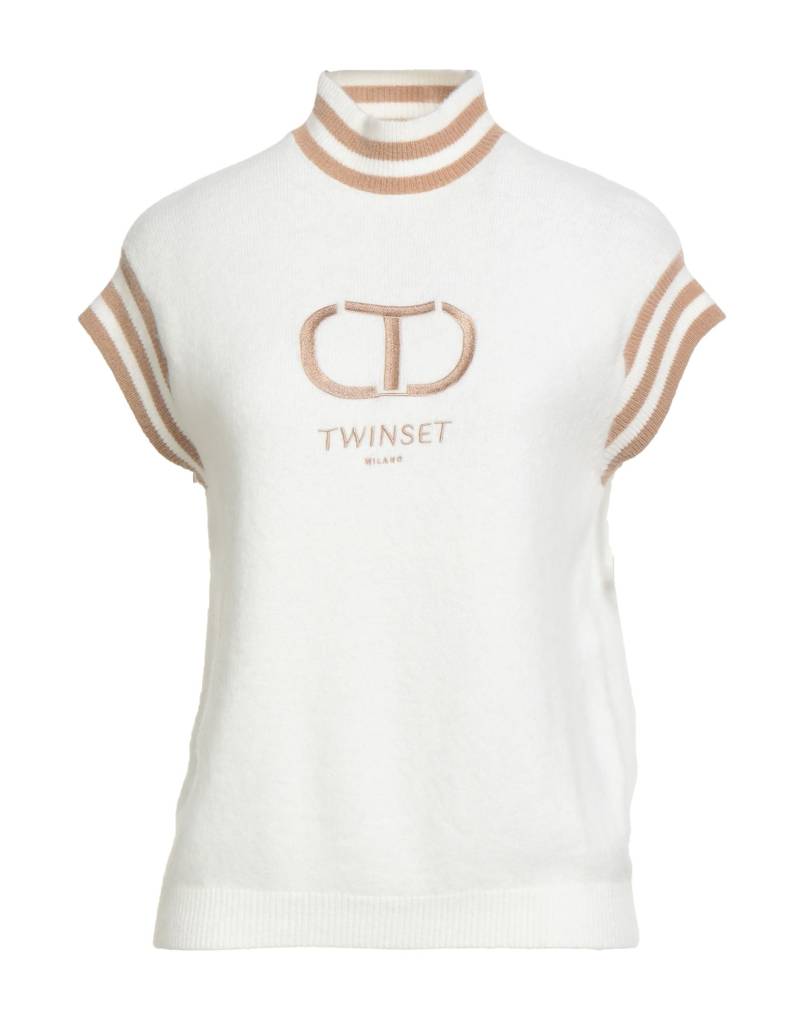 TWINSET Rollkragenpullover Damen Off white von TWINSET