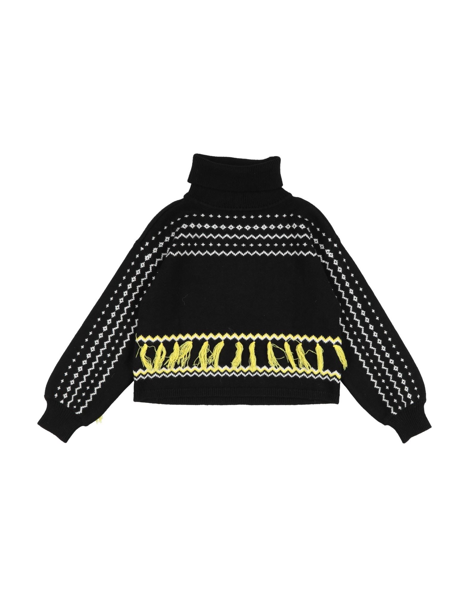 TWINSET Rollkragenpullover Kinder Schwarz TWINSET Rollkragenpullover Kinder Schwarz von TWINSET