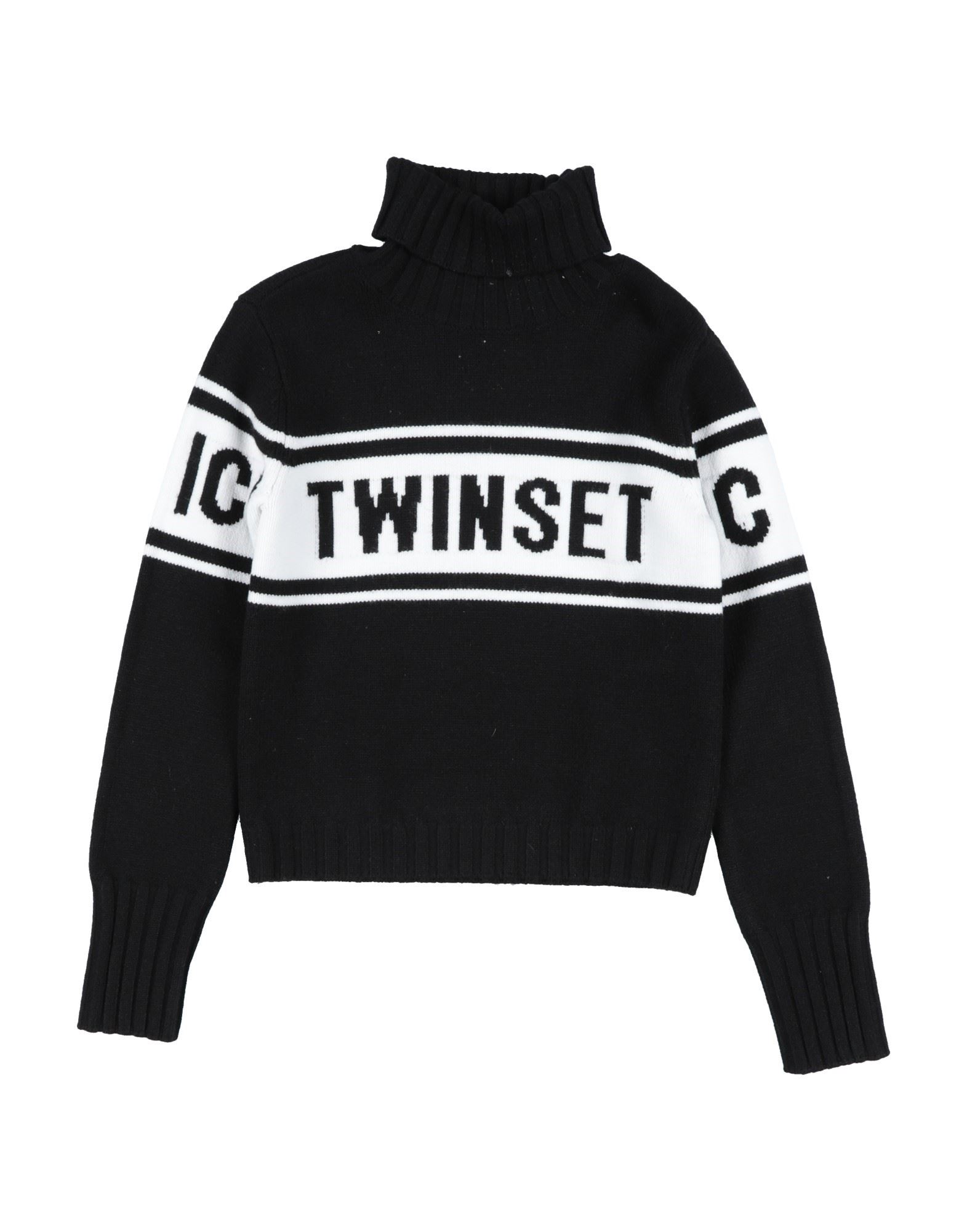 TWINSET Rollkragenpullover Kinder Schwarz von TWINSET