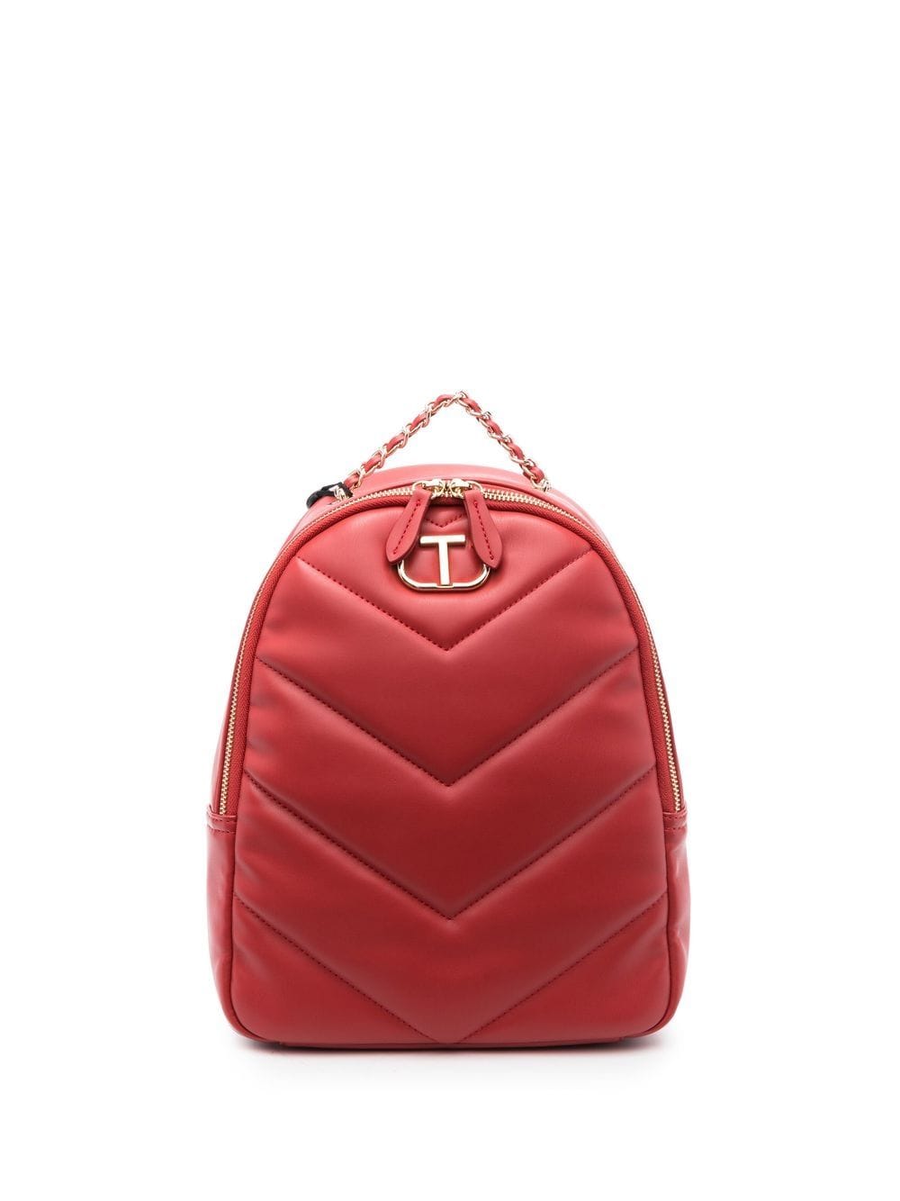 TWINSET Rucksack mit Logo - Rot von TWINSET