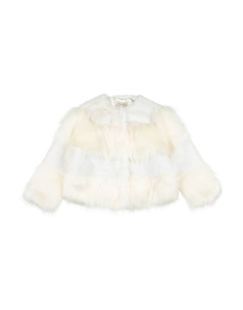 TWINSET Shearling- & Kunstfell Kinder Elfenbein von TWINSET