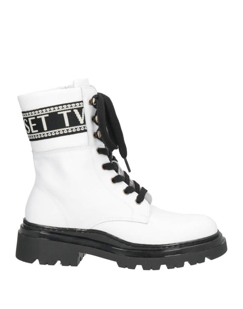 TWINSET Stiefelette Damen Weiß von TWINSET