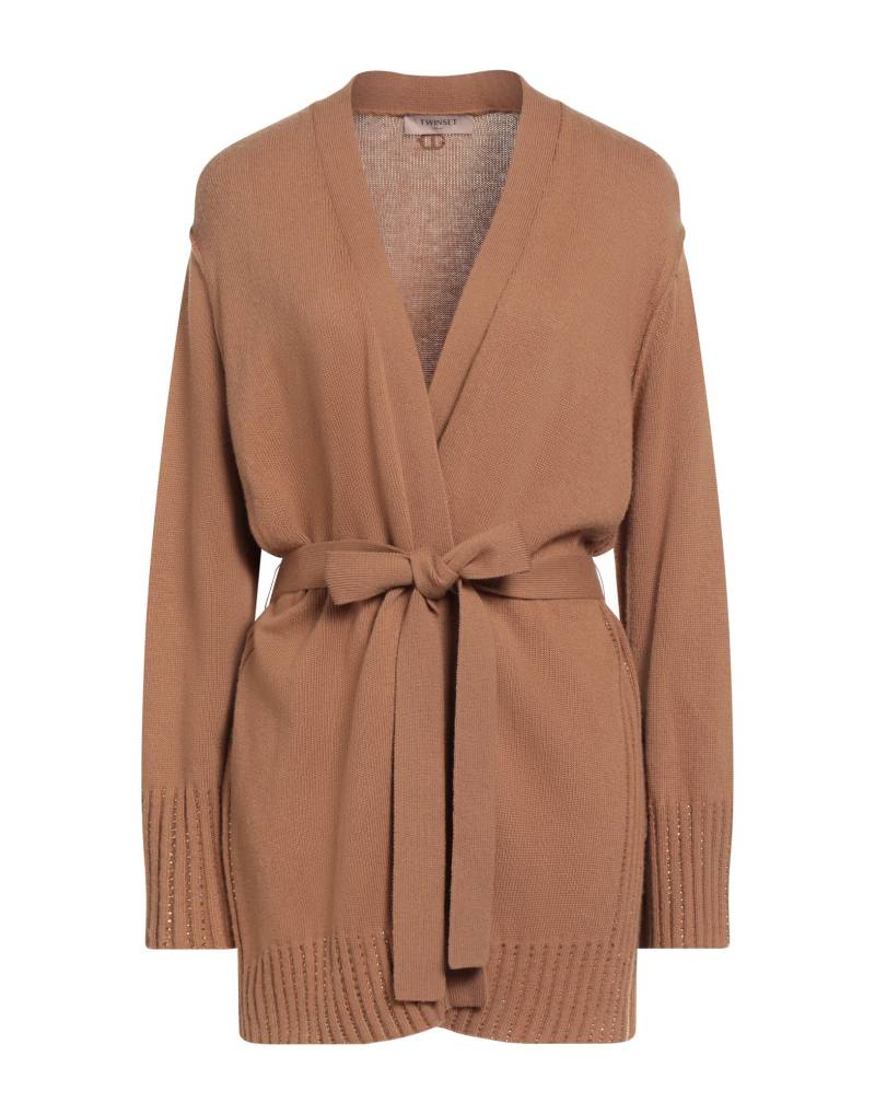 TWINSET Strickjacke Damen Kamel von TWINSET