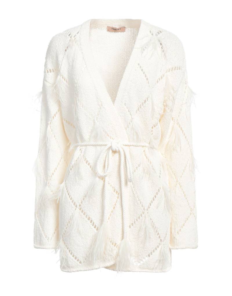 TWINSET Strickjacke Damen Weiß von TWINSET