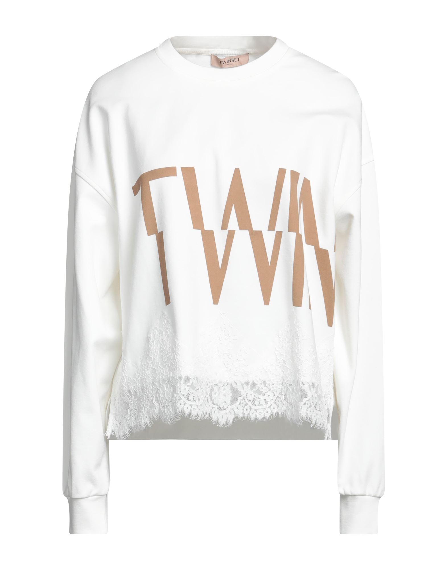 TWINSET Sweatshirt Damen Elfenbein von TWINSET