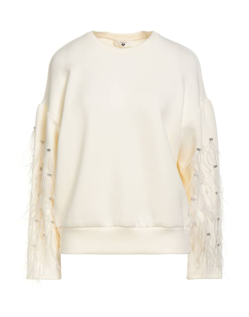 TWINSET Sweatshirt Damen Elfenbein von TWINSET