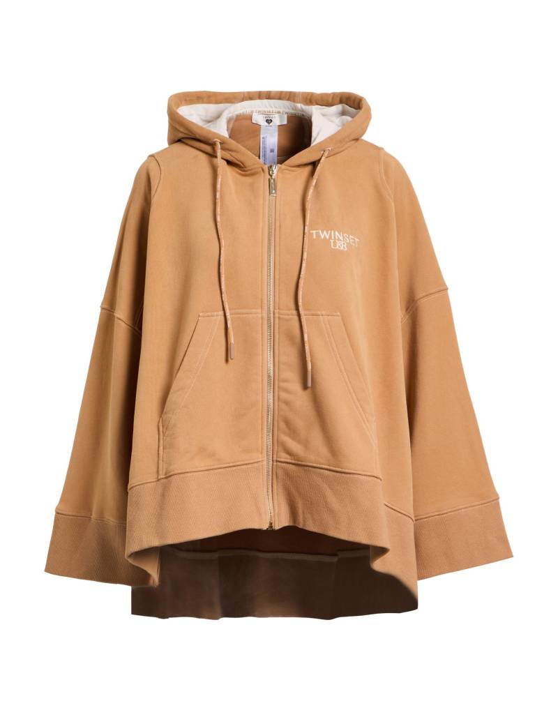 TWINSET Sweatshirt Damen Kamel von TWINSET