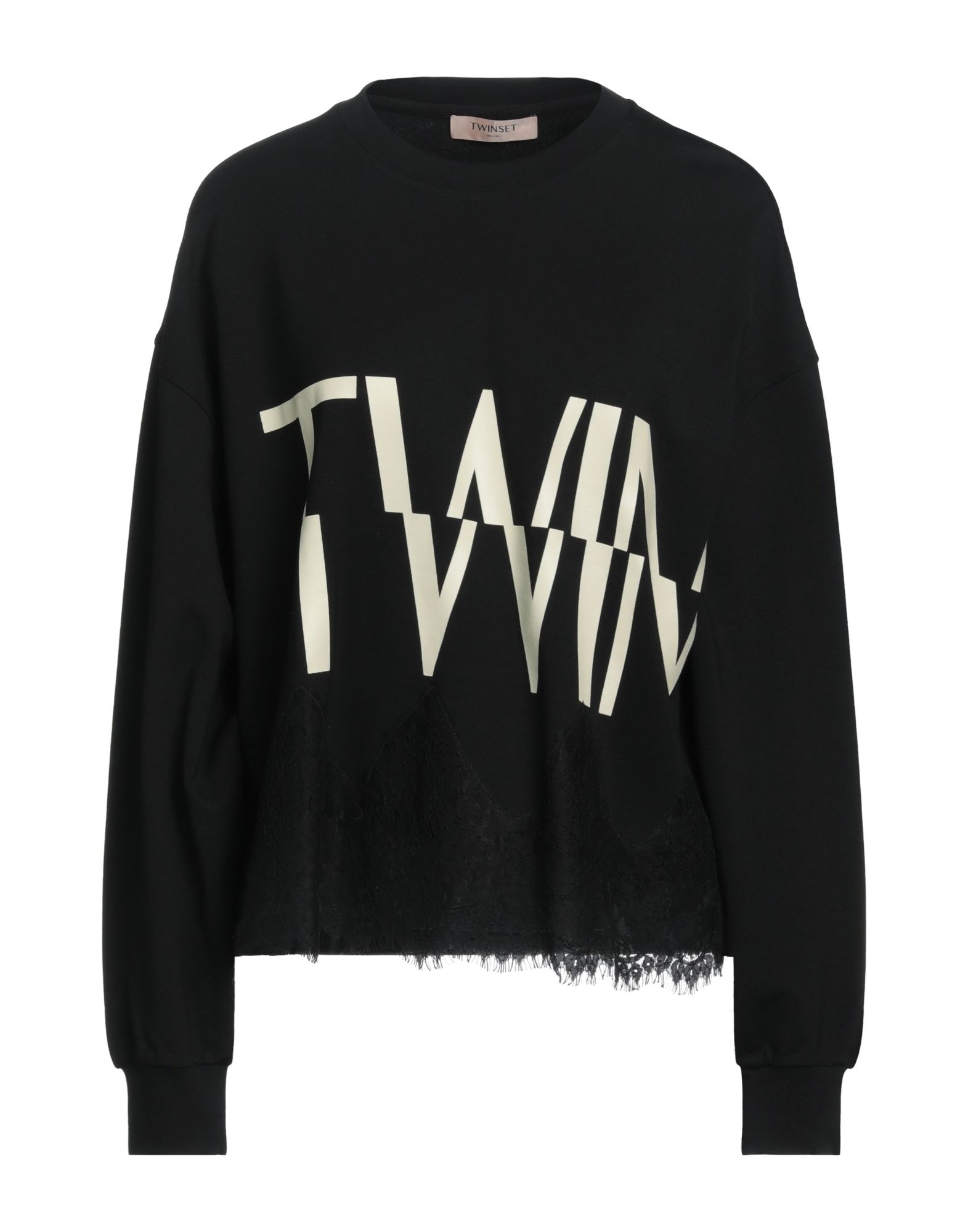 TWINSET Sweatshirt Damen Schwarz von TWINSET