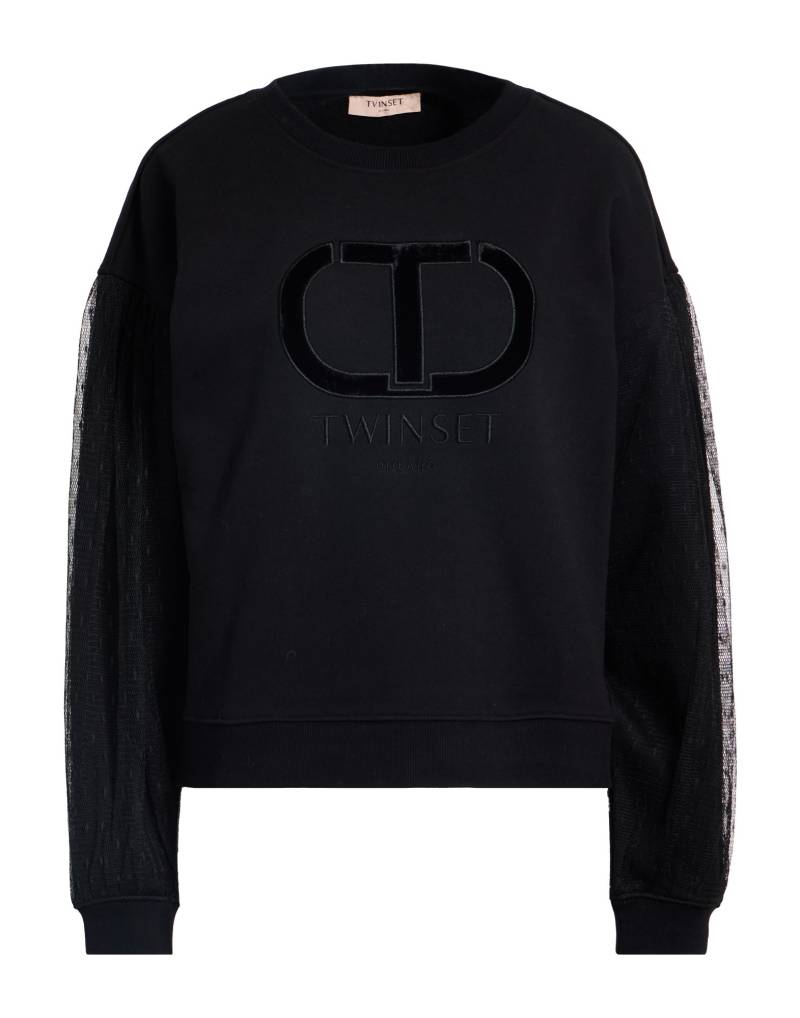 TWINSET Sweatshirt Damen Schwarz von TWINSET
