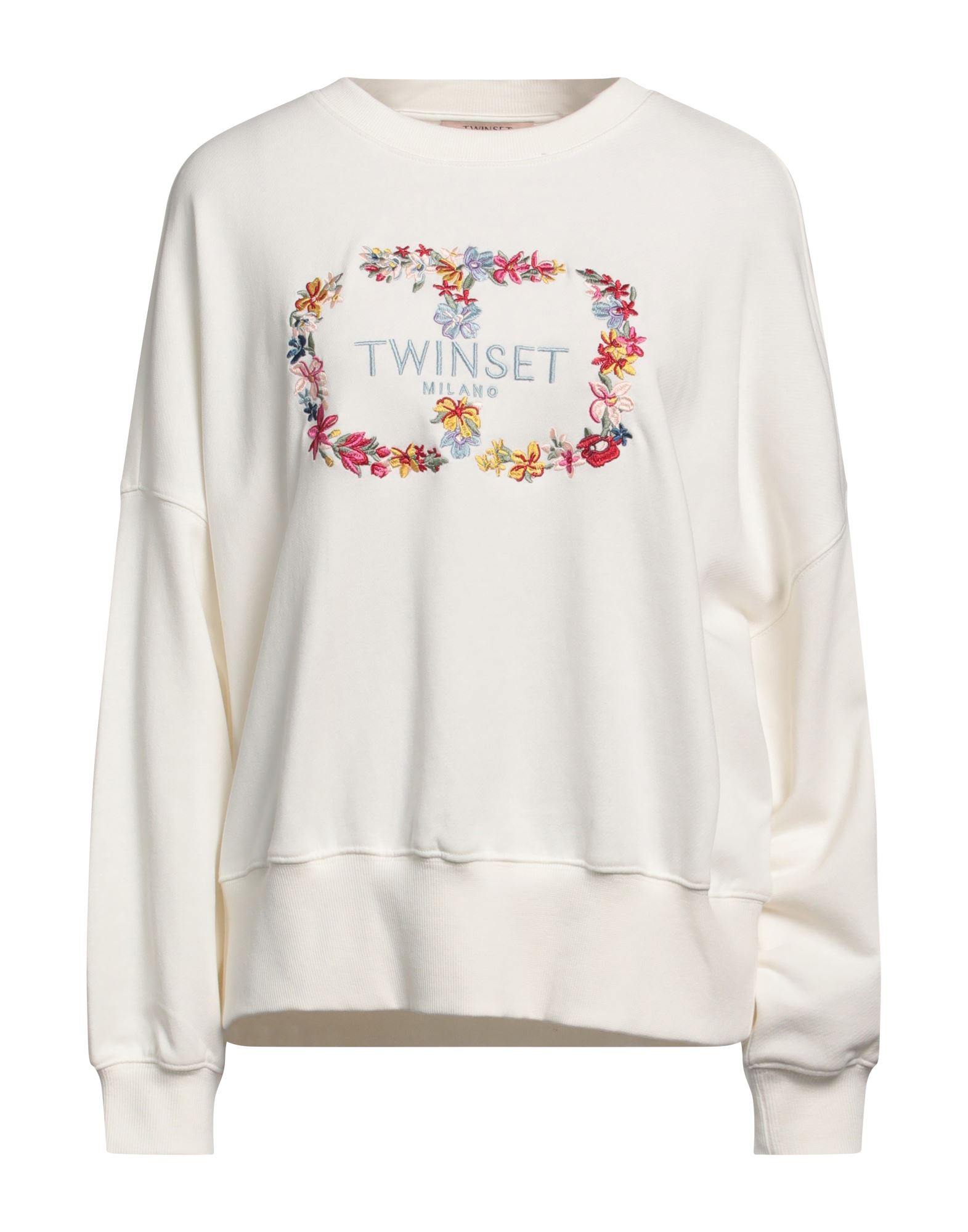 TWINSET Sweatshirt Damen Weiß von TWINSET