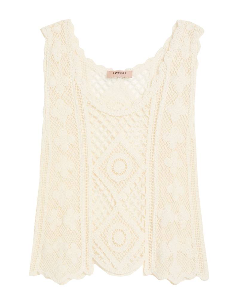 TWINSET Top Damen Elfenbein TWINSET Top Damen Elfenbein von TWINSET
