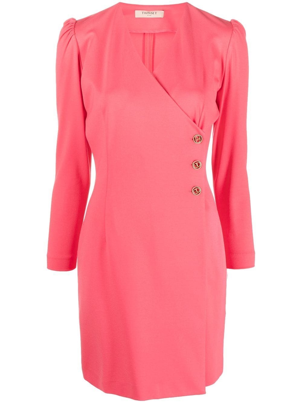 TWINSET Minikleid mit V-Ausschnitt - Rosa von TWINSET