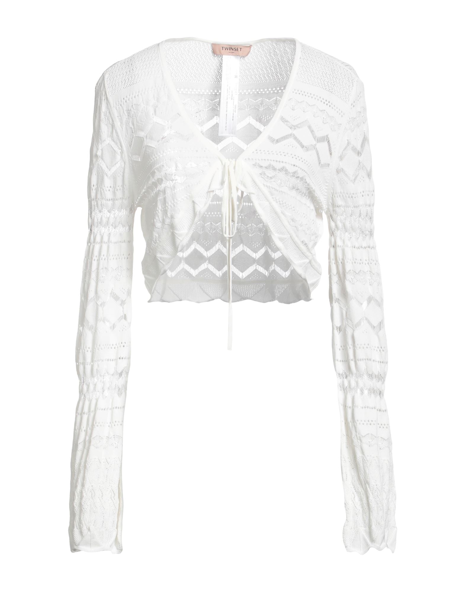 TWINSET Wickelpullover Damen Weiß von TWINSET