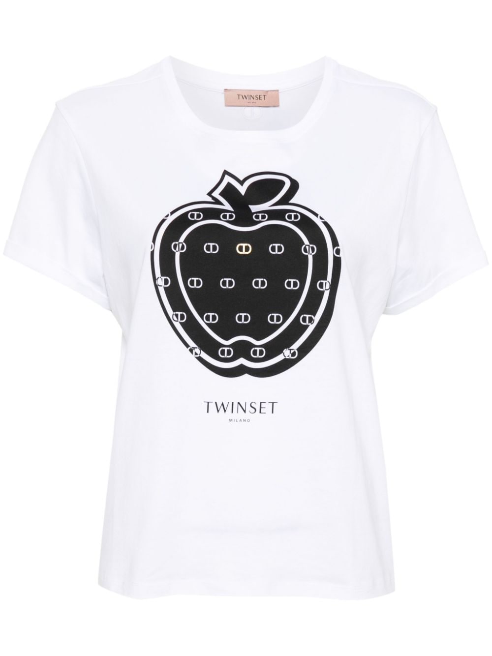 TWINSET T-Shirt mit Print - Weiß von TWINSET