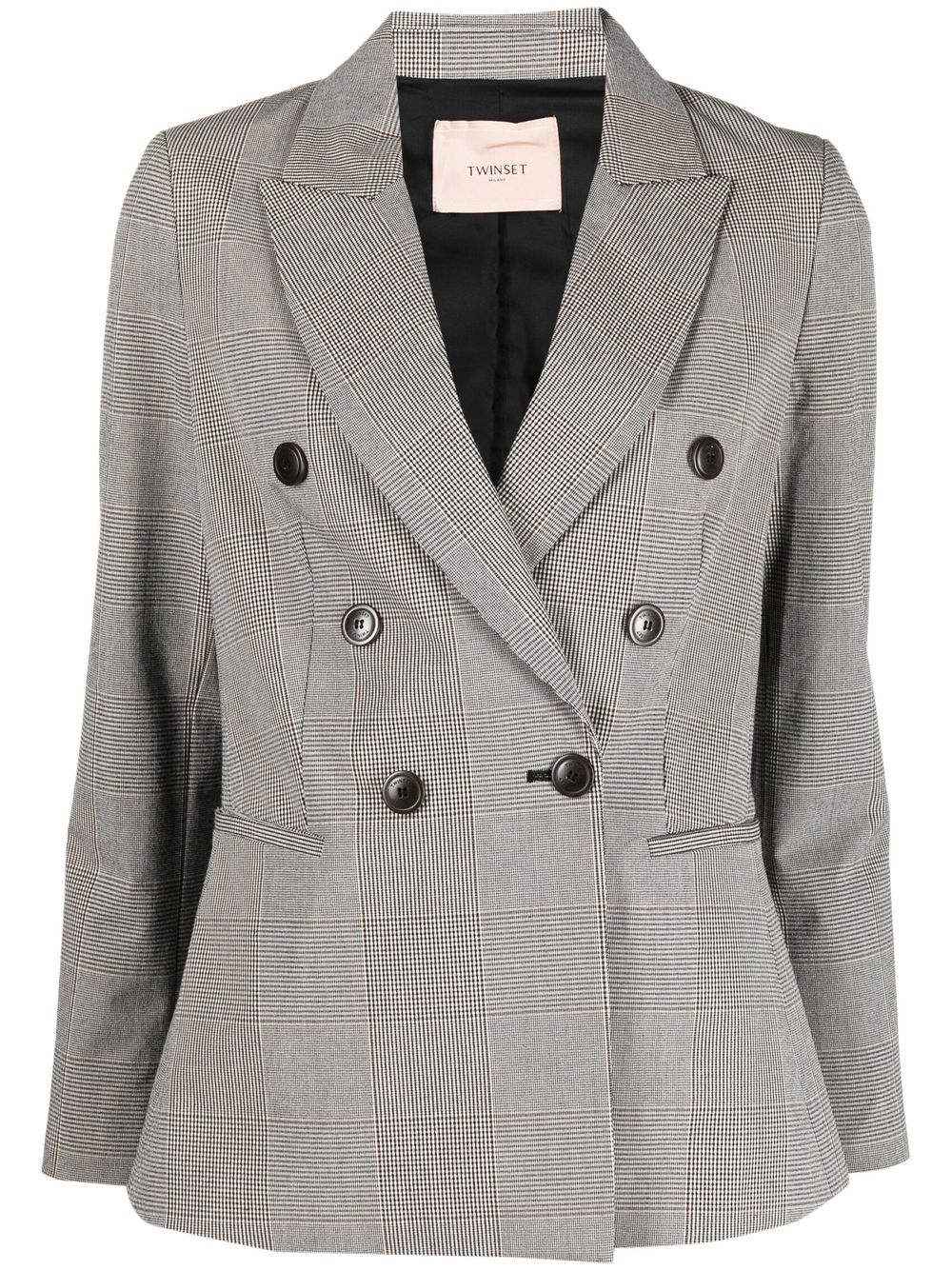 TWINSET Doppelreihiger Blazer - Nude von TWINSET