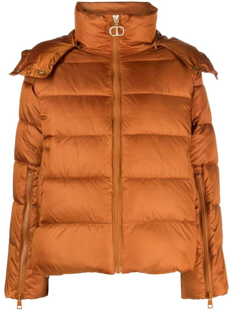 TWINSET Gefütterte Kapuzenjacke - Braun von TWINSET