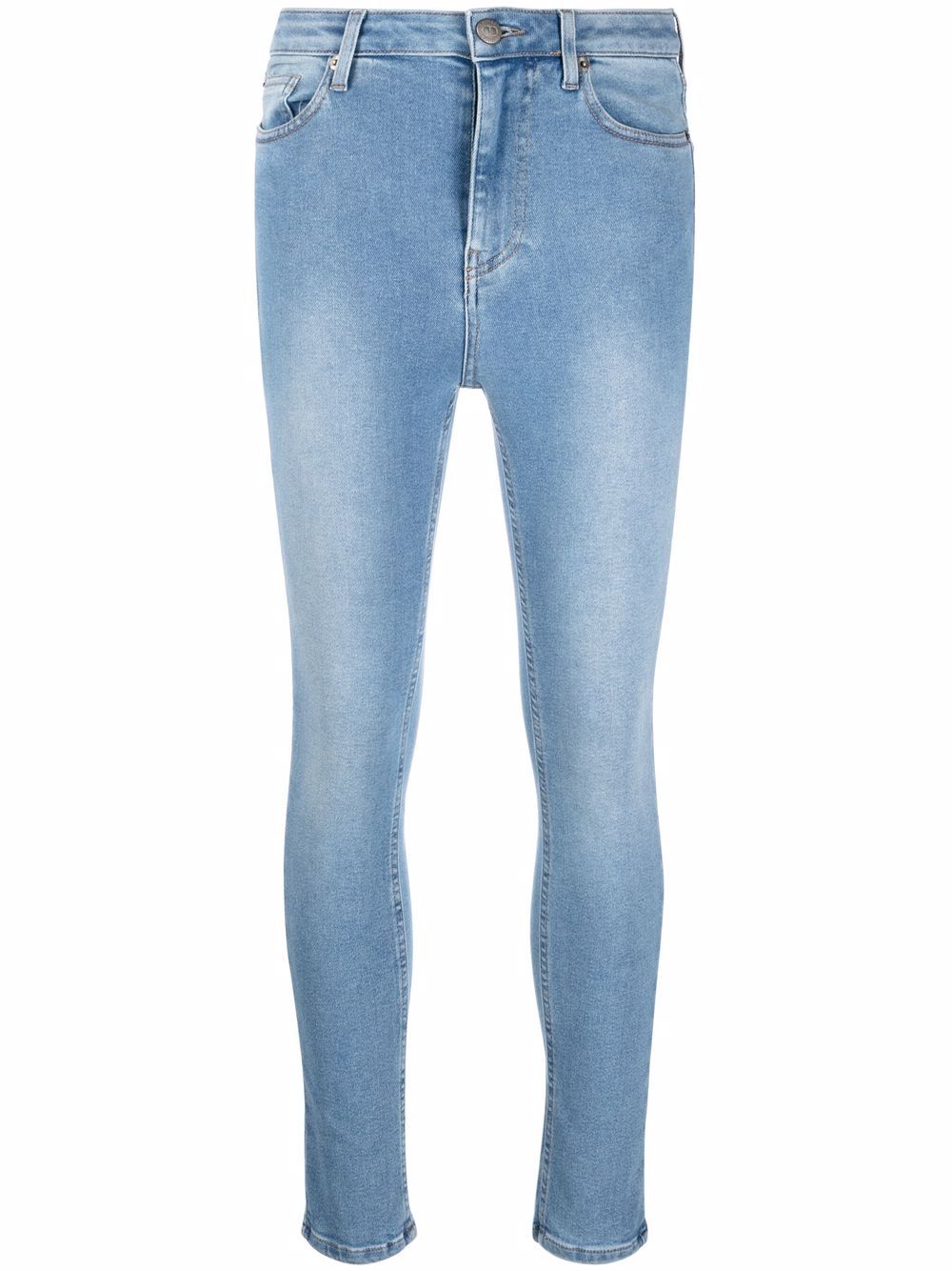 TWINSET Jeans mit Logo-Patch - Blau von TWINSET